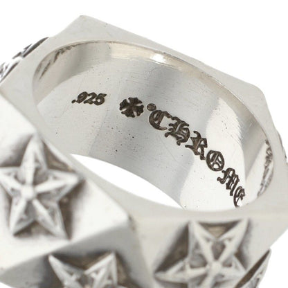 Chrome Hearts Pentagon Star Silver Ring Size JP 16