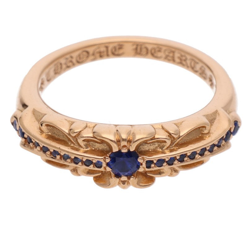 Chrome Hearts 22K Baby Classic Pave Sapphire Ring Size JP 12