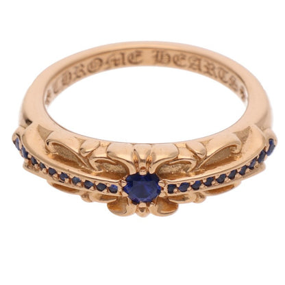 Chrome Hearts 22K Baby Classic Pave Sapphire Ring Size JP 12