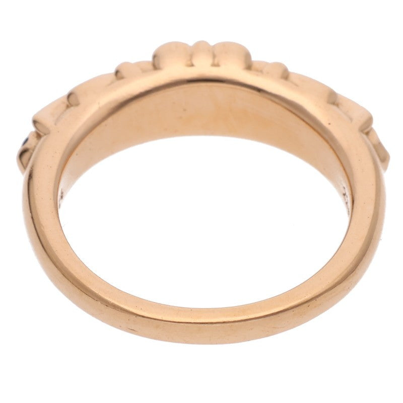 Chrome Hearts 22K Baby Classic Pave Sapphire Ring Size JP 12