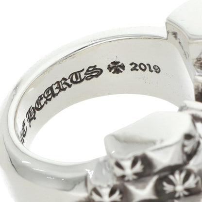 Chrome Hearts DECO CH PLUS Silver Ring Size JP 19