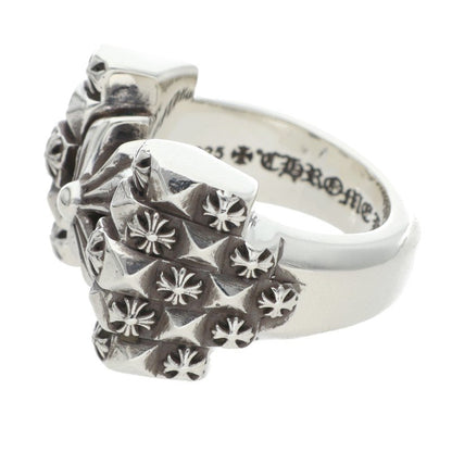 Chrome Hearts DECO CH PLUS Silver Ring Size JP 19
