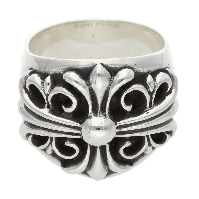 Chrome Hearts KEEPER Ring Sterling Silver Size JP 20
