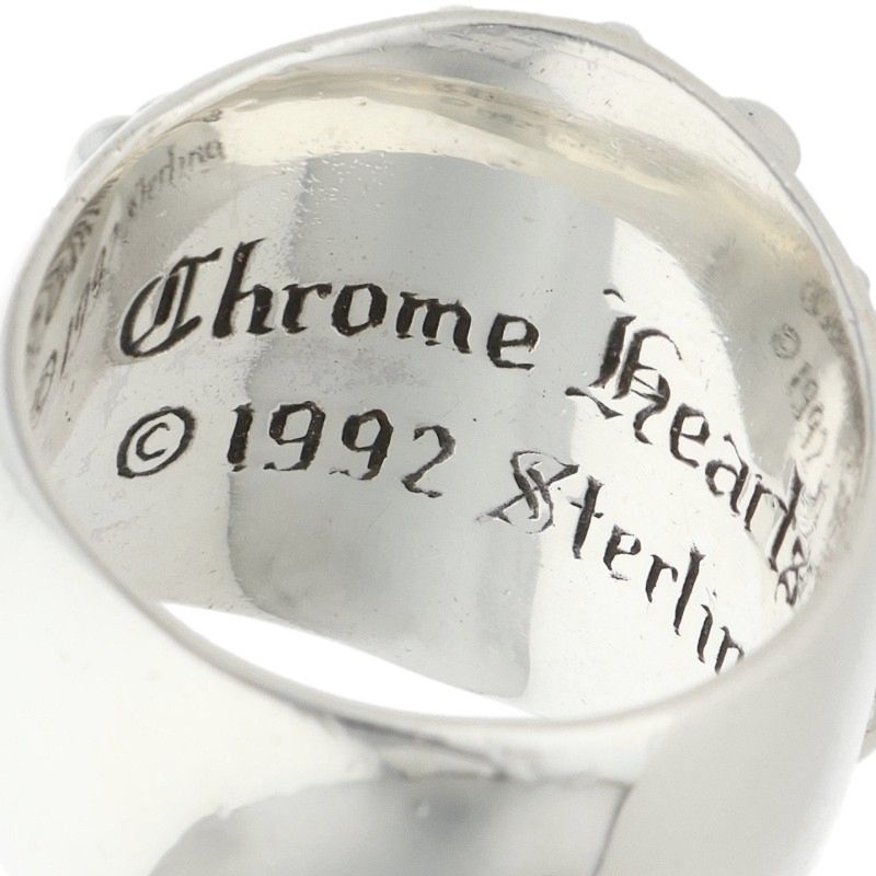 Chrome Hearts KEEPER Ring Sterling Silver Size JP 20