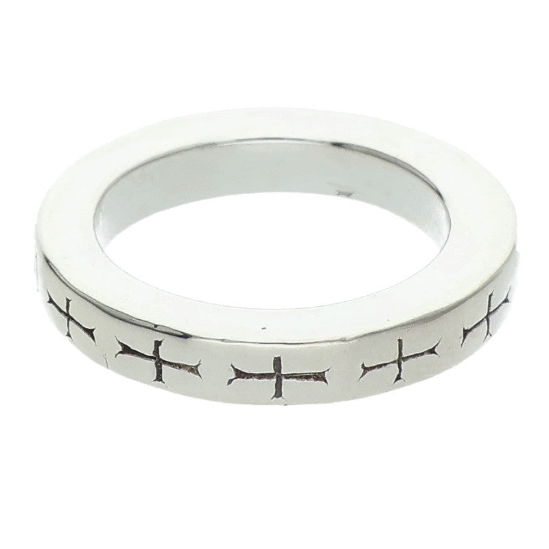Chrome Hearts 3mm Spacer Fuck You Silver Ring JP 7 Size JP 7