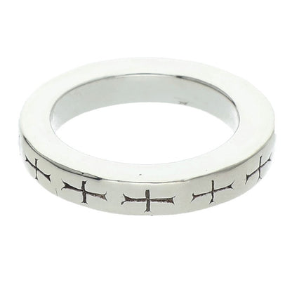 Chrome Hearts 3mm Spacer Fuck You Silver Ring JP 7 Size JP 7