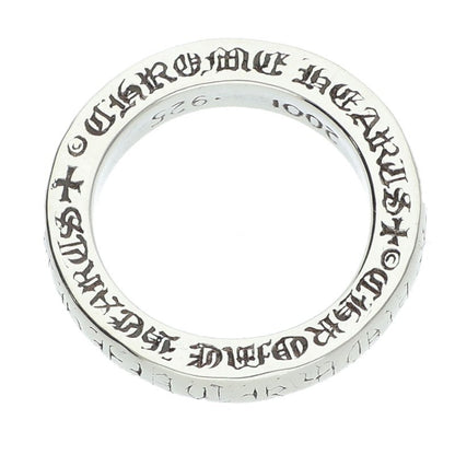 Chrome Hearts 3mm Spacer Fuck You Silver Ring JP 7 Size JP 7
