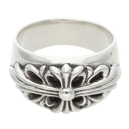 Chrome Hearts FLRL CRS Floral Sterling Silver Ring Size JP 22