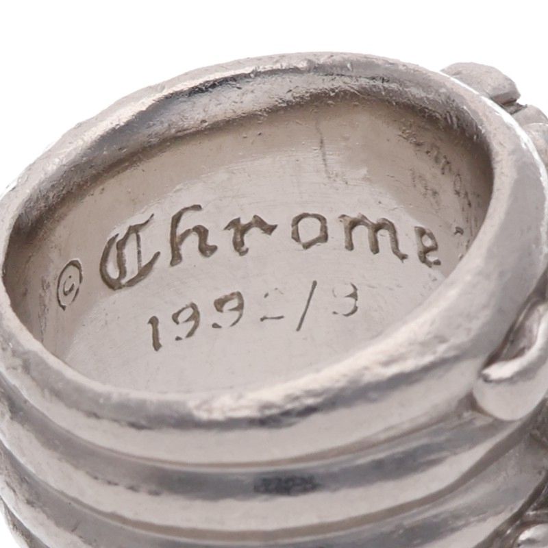 Chrome Hearts PT A EMRLD A DAGGER Platinum Ring Size JP 6