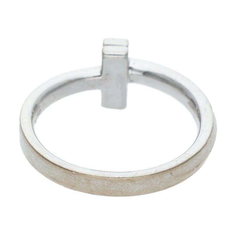 TIFFANY&Co. T One 18K White Gold Ring Size JP 11