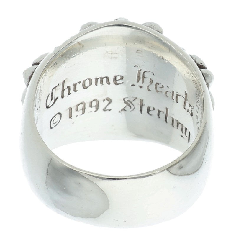 Chrome Hearts Keeper Sterling Silver Ring Size JP 20