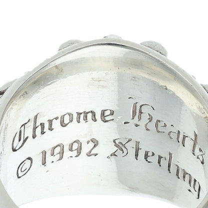 Chrome Hearts Keeper Sterling Silver Ring Size JP 20