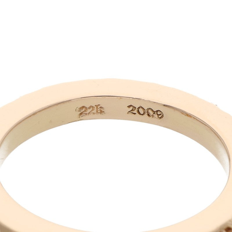Chrome Hearts 22K TFP PNK PLS Gold Ring Size JP 19