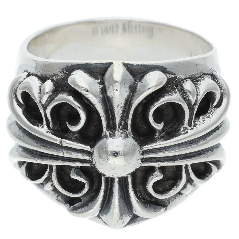 Chrome Hearts KEEPER Ring Sterling Silver Size JP 18