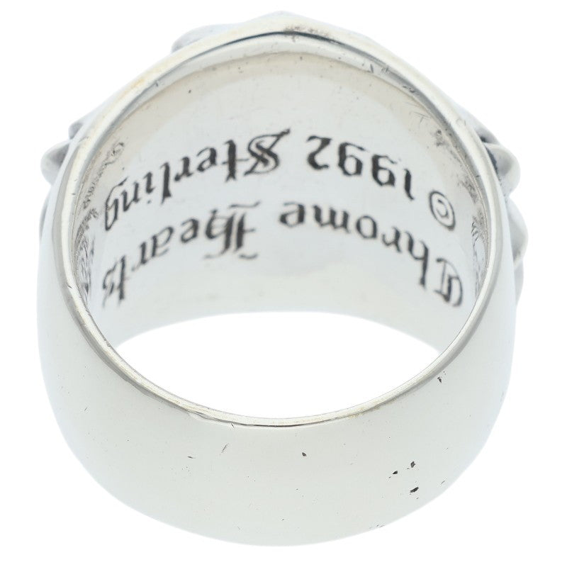 Chrome Hearts KEEPER Ring Sterling Silver Size JP 18