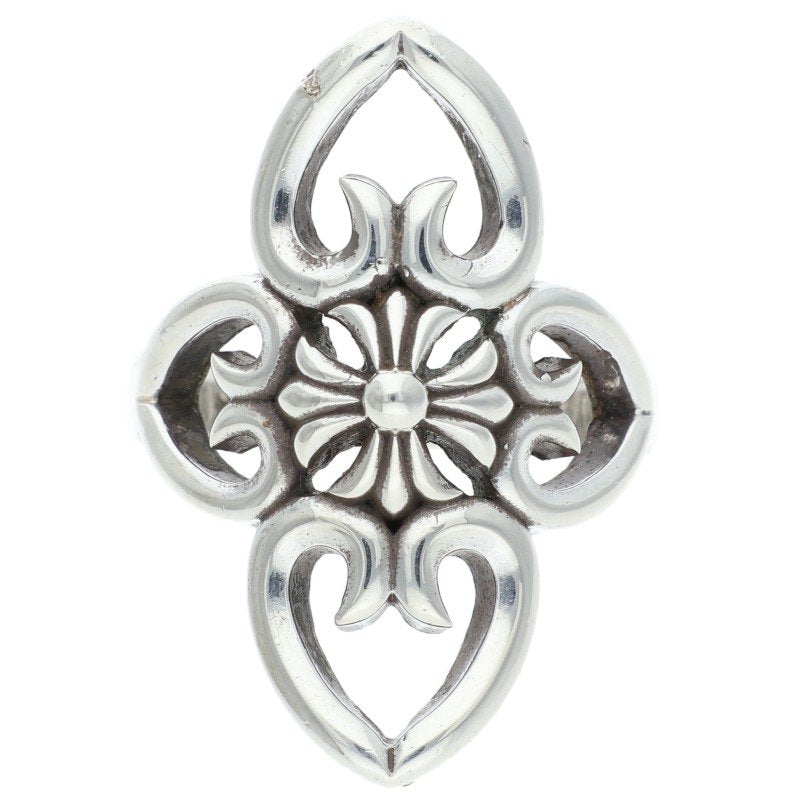 Chrome Hearts FILIGREE HEART Silver Ring Size JP 7
