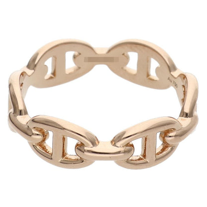 HERMES 18K Chaine d'Ancre Enchainee PM Ring Size JP 15