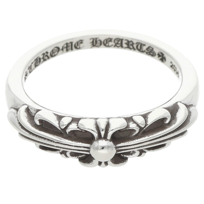 Chrome Hearts BABY CLASSIC Floral Silver Ring Size JP 19