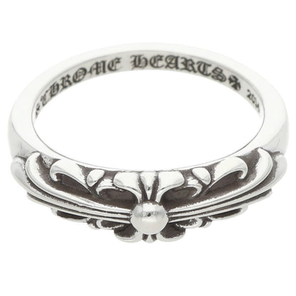 Chrome Hearts BABY CLASSIC Floral Silver Ring Size JP 19