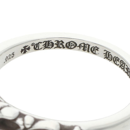 Chrome Hearts BABY CLASSIC Floral Silver Ring Size JP 19