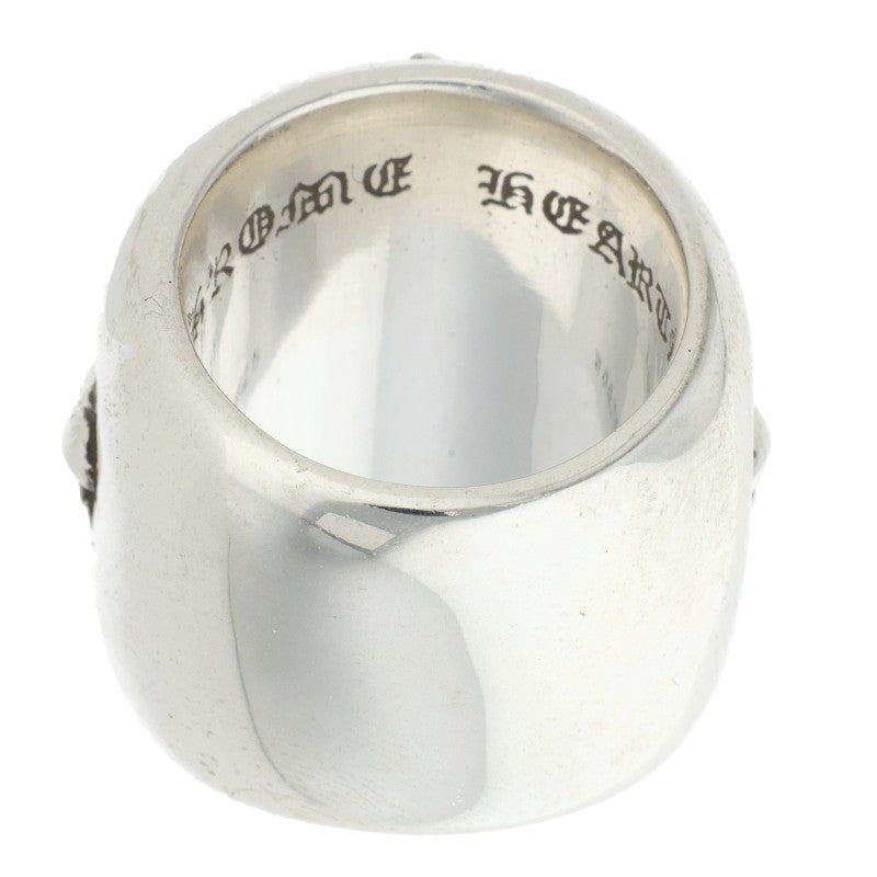 Chrome Hearts CLASSIC OVAL Cross Ring Silver Size JP 14