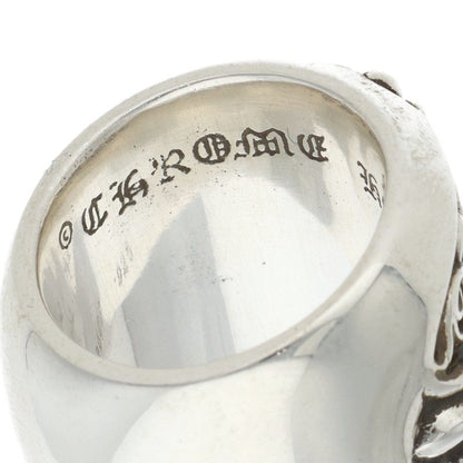 Chrome Hearts CLASSIC OVAL Cross Ring Silver Size JP 14