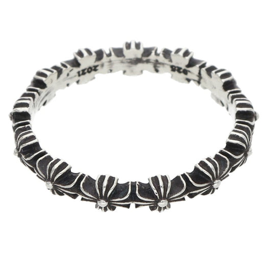 Chrome Hearts TINY E CH PLS BAND 925 Silver Ring Size JP 19