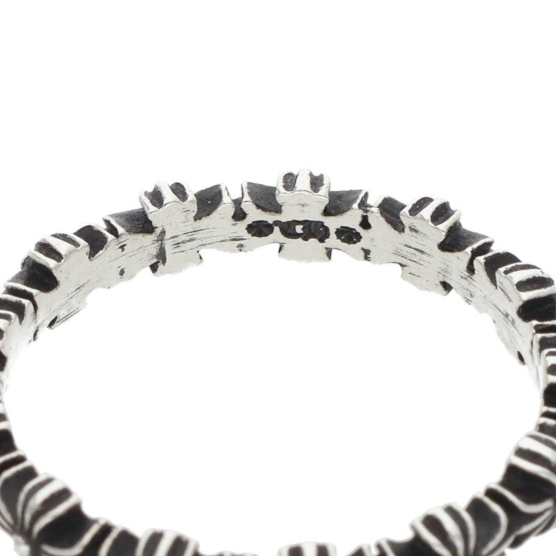 Chrome Hearts TINY E CH PLS BAND 925 Silver Ring Size JP 19