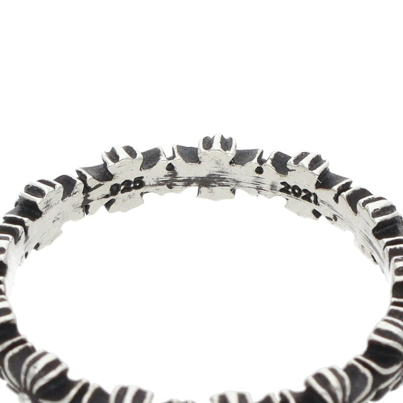 Chrome Hearts TINY E CH PLS BAND 925 Silver Ring Size JP 19