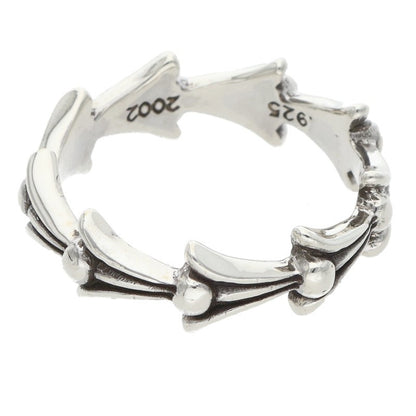 Chrome Hearts CROSS TAIL Silver 925 Ring Size JP 17.5