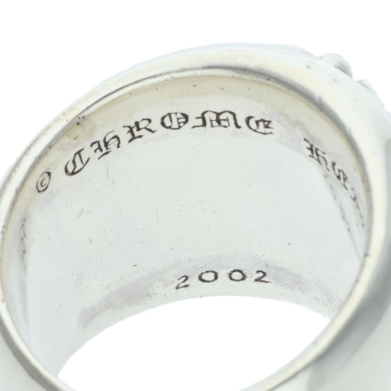 Chrome Hearts CLASSIC OVAL Cross Silver Ring Size JP 23.5