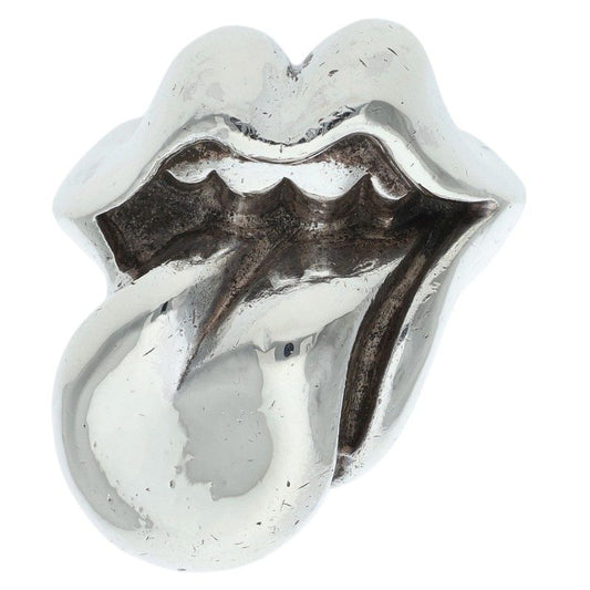 Chrome Hearts LIP TONGUE-LG Silver Ring Size JP 17