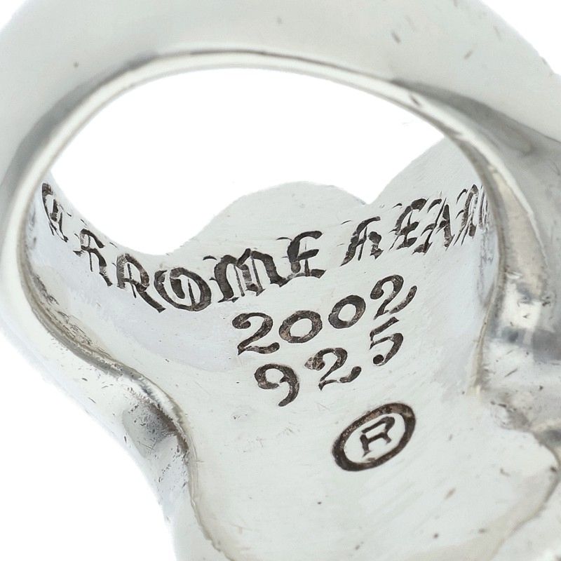 Chrome Hearts LIP TONGUE-LG Silver Ring Size JP 17