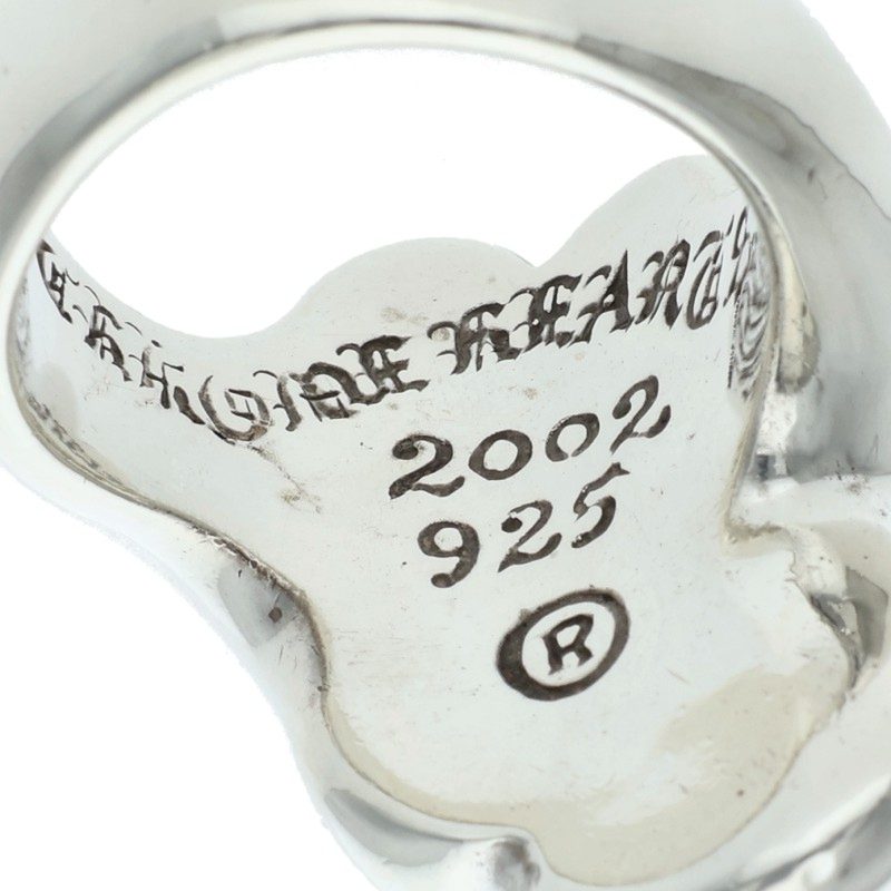 Chrome Hearts LIP TONGUE-LG Large Silver Ring Size JP 22