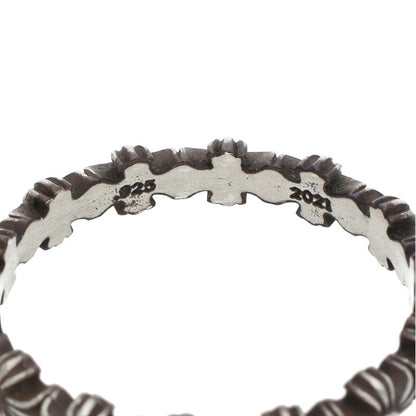 Chrome Hearts TINY E CH PLS BAND Silver Ring Size JP 21