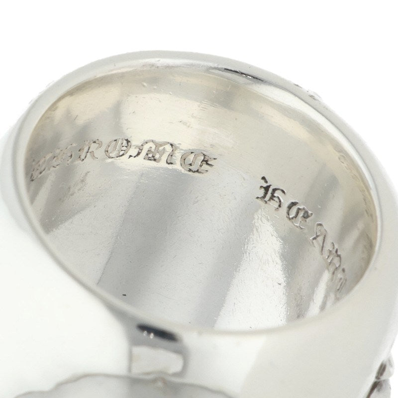 Chrome Hearts CLASSIC OVAL Cross Silver Ring Size JP 21