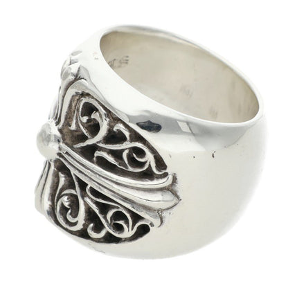 Chrome Hearts CLASSIC OVAL Cross Silver Ring Size JP 21