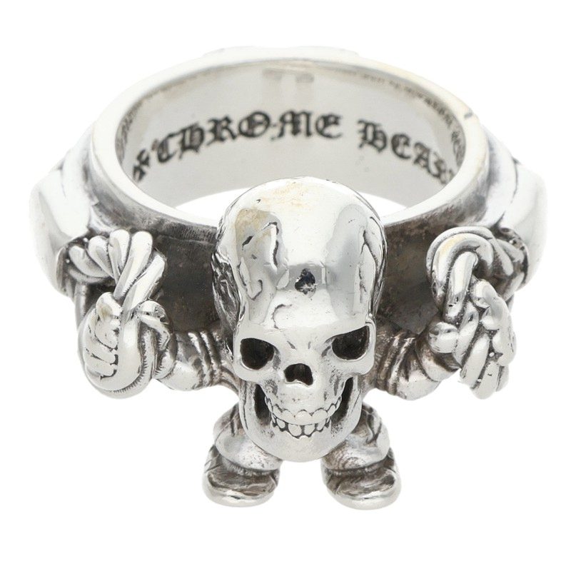 Chrome Hearts CABLE SML Foti Silver Ring Size JP 14