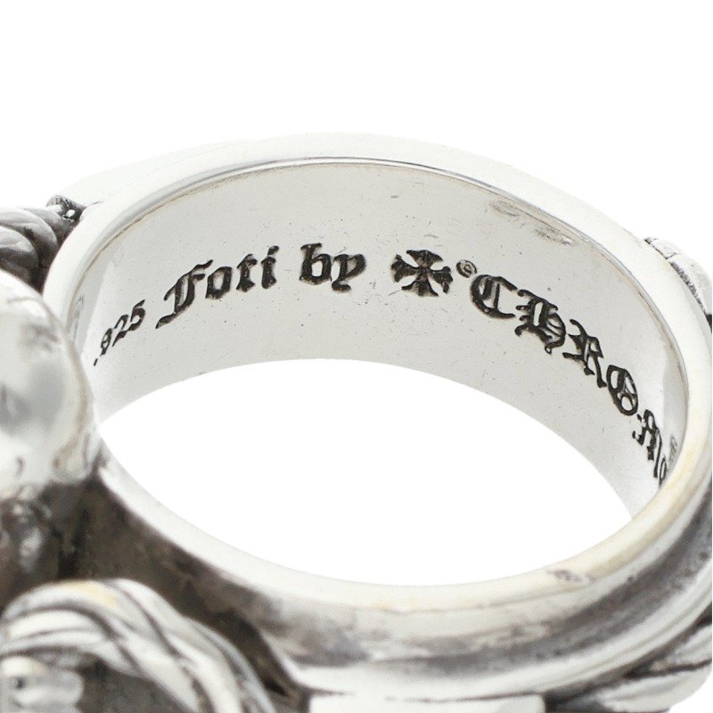 Chrome Hearts CABLE SML Foti Silver Ring Size JP 14