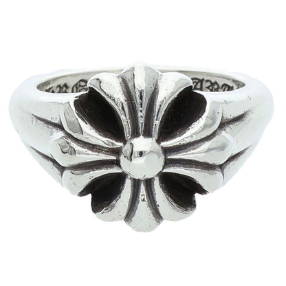 Chrome Hearts CUTOUT CH PLS SML Silver Ring Size JP 11