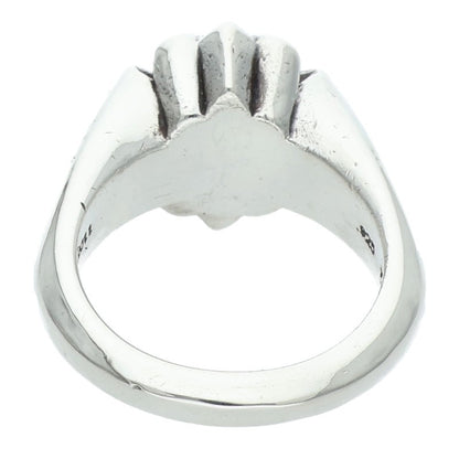 Chrome Hearts CUTOUT CH PLS SML Silver Ring Size JP 11