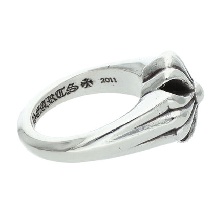 Chrome Hearts CUTOUT CH PLS SML Silver Ring Size JP 11