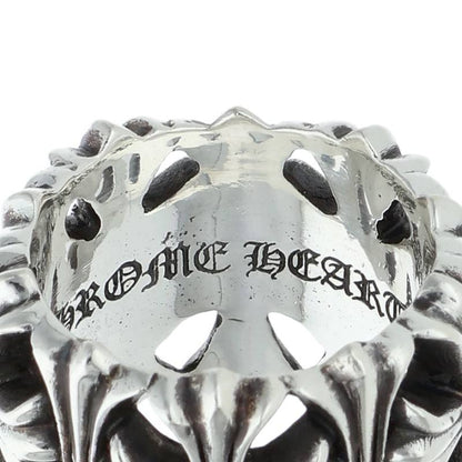 Chrome Hearts Cemetery Cross Silver Ring Size JP 17