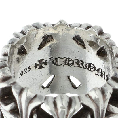 Chrome Hearts Cemetery Cross Silver Ring Size JP 16.5