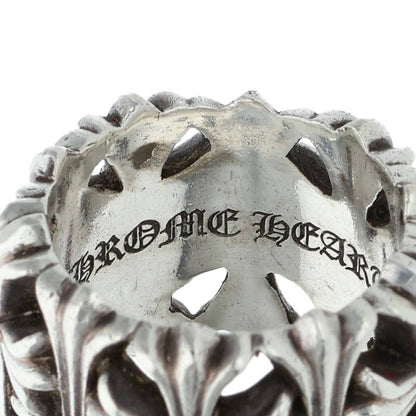 Chrome Hearts Cemetery Cross Silver Ring Size JP 16.5
