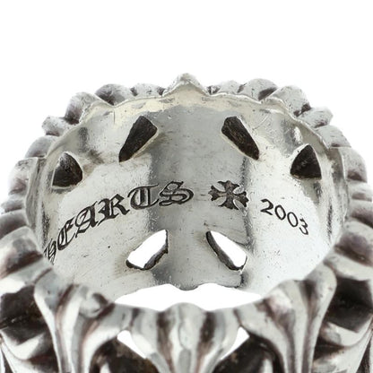 Chrome Hearts Cemetery Cross Silver Ring Size JP 16.5