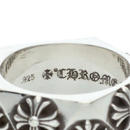 Chrome Hearts Pentagon CH Plus Silver Ring Size JP 23