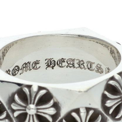 Chrome Hearts Pentagon CH Plus Silver Ring Size JP 23
