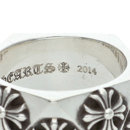 Chrome Hearts Pentagon CH Plus Silver Ring Size JP 23