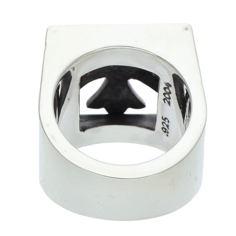 Chrome Hearts LETTER BLOCK CH Plus Silver Ring Size JP 20